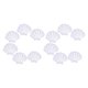 thumbnail image 1 of Advancent Alfombrilla de ducha impermeable para baño, pegatina antideslizante de agarre fuerte, fácil de eliminar residuos que están listos Juegos de accesorios de baño blanco 12 piezas, 1 of 4