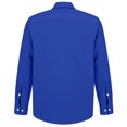 thumbnail image 5 of GrmtClth Mens Button Down Shirt Long Sleeve Slim Fit Dress Shirt Classic Stretch Solid Casual Shirts Royal Blue XXXL, 5 of 7