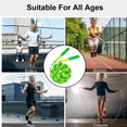 thumbnail image 3 of Cuerda para saltar con cuentas suaves, ajustable, sin enredos, segmentada, para hombres, mujeres y niños, para mantenerse en forma, entrenar, hacer ejercicio y perder peso, 3 of 5