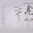 thumbnail image 4 of de Alicates Profesionales para Reparación de Gafas, Herramientas de Ajuste de Montura de Gafas Y Almohadilla Nasal, Alicates para Kit de Herrami Yinane Alicates de anteojos, 4 of 7