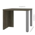thumbnail image 4 of Bestar 105161-000035 Lucida End Table, Walnut Grey - 23.50 x 18.80 x 23.50 in., 4 of 7