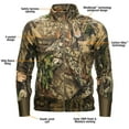 thumbnail image 4 of Scentlok Wind Brace Windproof Fleece Jacket, Camo Hunting Jacket for Men, 4 of 10