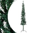 thumbnail image 1 of vidaXL Slim Artificial Half Christmas Tree with Stand Green 120 cm, 1 of 5
