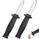 thumbnail image 1 of 2 piezas de cuchillo retráctil, truco de broma, accesorios de Halloween, juguete, cuchillo que desaparece, juguete mágico (negro), 1 of 6