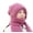 Pink, variant on Neckerchief Integrated Ear Windproof Cap Scarf Knitting Thick Warm Ear Guard Hat Hooded Scarf Women Winter Knitted Hat Clearance Sale White One Size