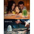 thumbnail image 5 of Kids Night Light Bluetooth Speaker, Kids Music Protector Night Lamp, 3D Glass Starry Sky Bedside Atmosphere Light 7 Color Modes, Suitable for Bedroom and Living Room Night Light Gift, White, 5 of 10