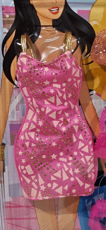 Barbie Fashionistas Day Looks Doll Clothes - Glitter & Jewels Outfits