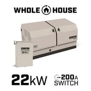Champion Power Equipment 22 kW Home Standby Generator with 200-Amp Axis Automatic Transfer Switch
