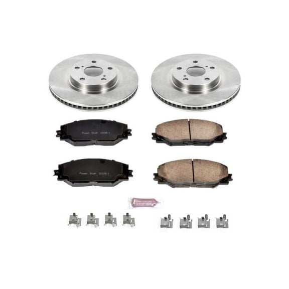Powerstop KOE3054 PSBKOE3054 FRONT DAILY DRIVER BRAKE KIT Fits select: 2006-2018 TOYOTA RAV4, 2017-2018 TOYOTA COROLLA IM