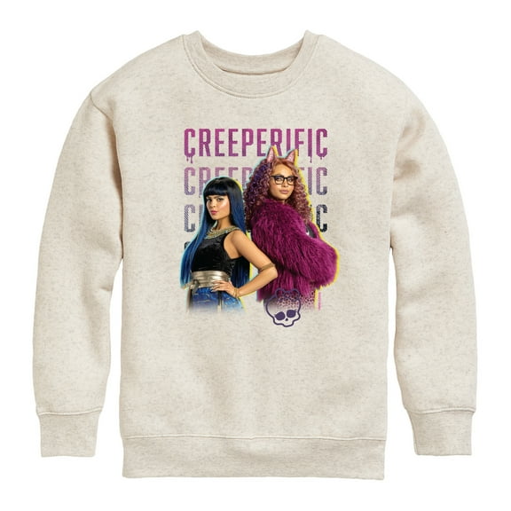 Monster High - Creeperific - Toddler And Youth Crewneck Fleece Sweatshirt