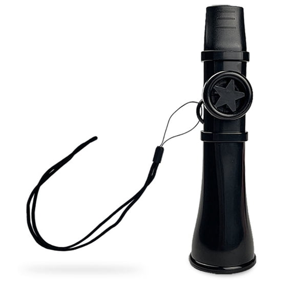 1 x kazoos for adults 1 x lanyard-Black