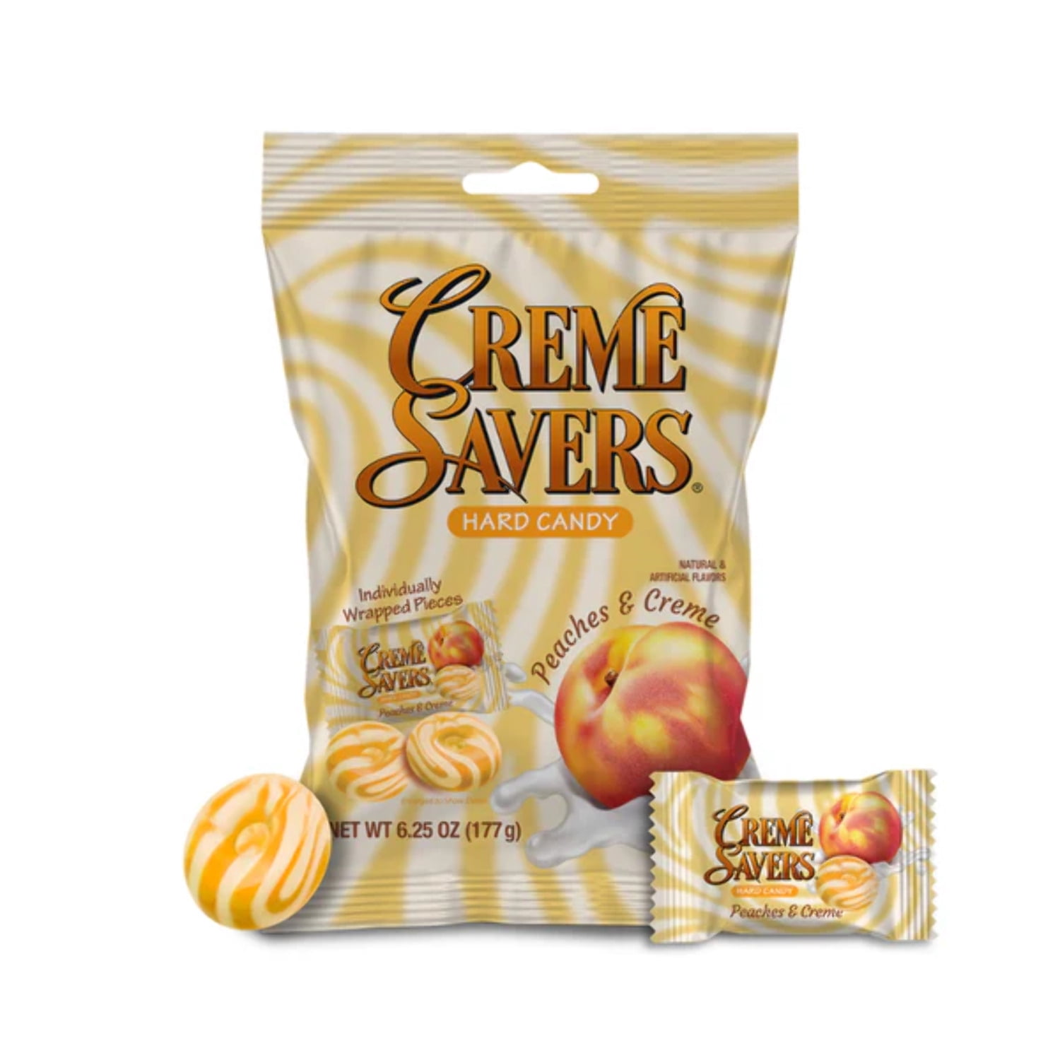 Creme Savers Orange & Creme Hard Candy, 6.25 oz Bags, 12 Pack