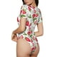 thumbnail image 2 of Balery Strawberry1 Body de cuello redondo de manga corta para mujer Tops de manga corta Tops básicos-Large, 2 of 7
