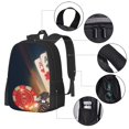 thumbnail image 2 of Fotbe Casino Poker Chips Mochila para Hombre y Mujer - Tela Oxford 600D Resistente - Mochila Impermeable de Gran Capacidad para Escuela, Viajes y Senderismo, 2 of 6