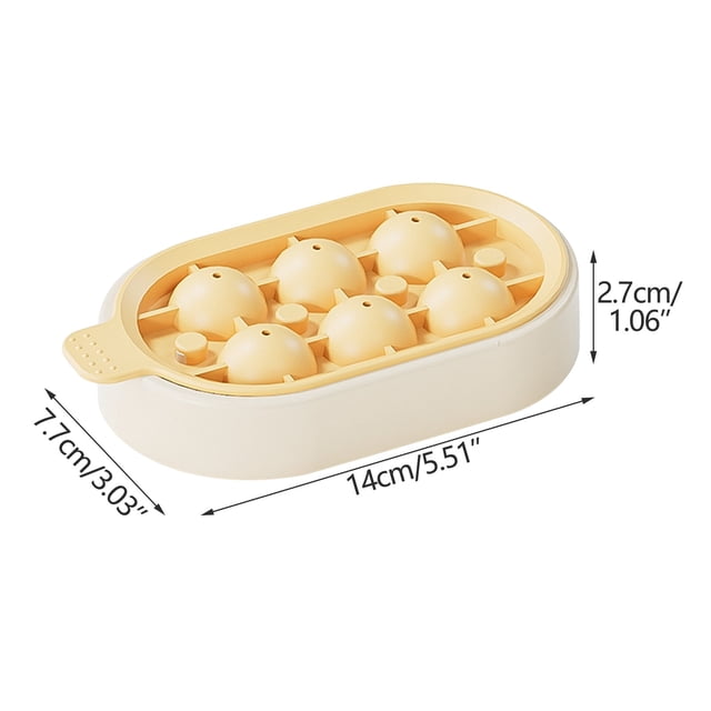 Ohufall Ice Cream Maker With Cover Small Household Refrigerator Mold Easy Release Popsicle Maker