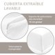 thumbnail image 4 of Sofá Cama Individual Onof SCI Plegable 2 en 1 Cama Portátil Color Blanco, 4 of 5