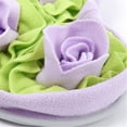 thumbnail image 5 of Qyaukm Rose Shaped Pet Snuffle Mat, Interactive Dog Puzzle Toy for Slow Feeding, Portable Sniffing Pad for Mental Stimulation, Foraging Mat for Boredom Relief, 5 of 9