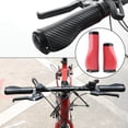 thumbnail image 2 of 2 Pcs Poignées Universelles pour Vélo de Montagne Poignées de Guidon Longues Courtes Rouges, 2 of 9