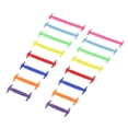thumbnail image 2 of Cordones elásticos de silicona Colcomx Cuerdas impermeables unisex Color mezclado, 2 of 8