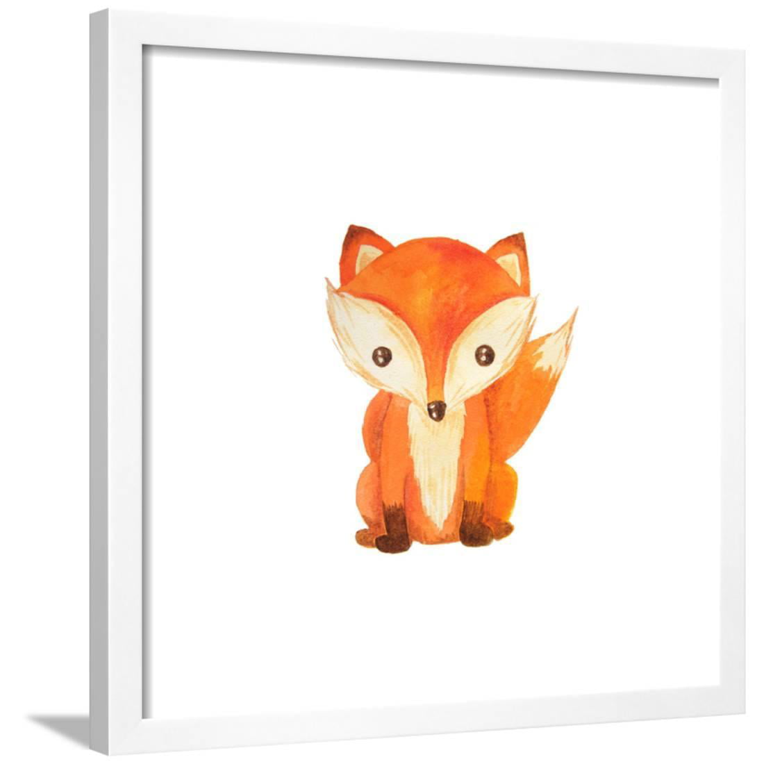 Watercolor Illustration Isolated Elements Beige Background Cute Little Fox  Gifts Heart Glass Ball Traces Of Animal Paw Stock Illustration - Download  Image Now - iStock