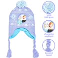thumbnail image 2 of Set de gorro y guantes de invierno Disney Frozen para niñas de 4 a 7 años, 2 of 7
