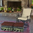 thumbnail image 5 of ARDEN Outdoor Dining Chair Cushion, 20-in x 20-in, Tan Leala, 5 of 11