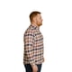 thumbnail image 4 of Big Kong Camisa Tallas Grandes Hombre Cuadros Rosa Café Oversize Manga Larga, 4 of 5