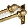 Mainstays Home Trends Double Deco Curtain Rod Set,