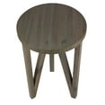 thumbnail image 2 of Cortesi Home Tobin End Table in Solid Wood, Grey, 2 of 2