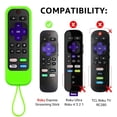 thumbnail image 2 of [2 Pack] Climberer silicone remotes cover case Compatible with TCL,Roku,Hisense remote | Roku Express 4K+ 2021 | Roku Streaming Stick+/Stick 4K 2021(Luminous Green + Blue), 2 of 7