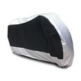 thumbnail image 3 of Funda protectora universal para motocicleta, ATV, scooter, a prueba de polvo, impermeable, con protección solar y protección contra la lluvia, 265 cm de largo, talla XXL (plateada), 3 of 4