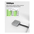 thumbnail image 2 of Carcasa Magnética Mini 2230 M.2 para SSD NVMe, Adaptador Externo M.2 A USB Tipo C de 10 Gbps para PCIe SSD B, 2 of 5