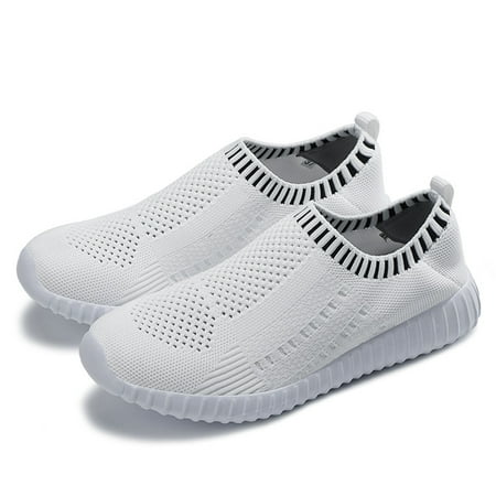 

TIOSEBON Women s Athletic Walking Shoes Casual Mesh-Comfortable Work Sneakers Navy US8.5