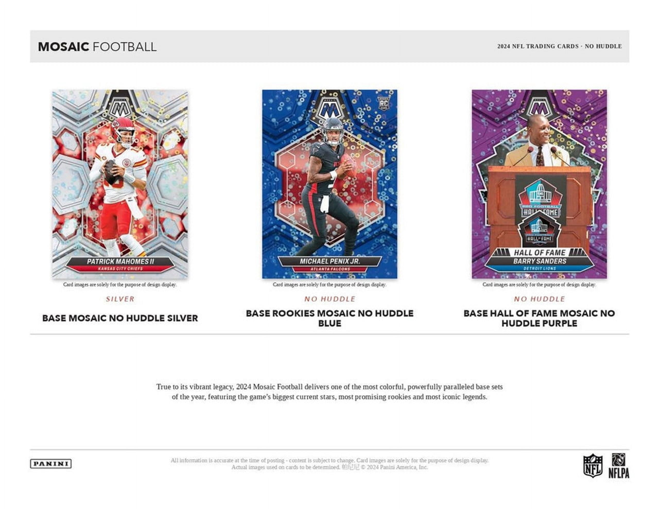 2024 Panini Mosaic No Huddle Football Box - Walmart.com