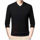 thumbnail image 1 of pstuiky Camisas de invierno de manga larga para hombre, Camisa informal de manga larga con cuello en V y botones de color liso para hombre camisetas de hombre xxxxl, 1 of 3