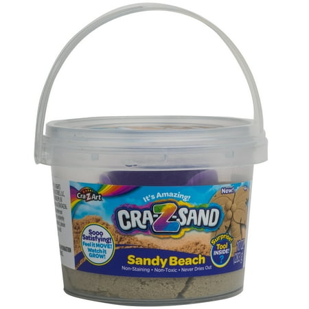 Cra-Z-Art Cra-Z-Sand Sandy Beach Sand Mini Tub, 1lb Sand, Child Ages 4 and up