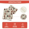 thumbnail image 6 of Wood Xmas Tree Christmas Table Runner, Seasonal Winter Holiday Kitchen Dining Table Decoration for Home Party Decor 13x48 Inch, 6 of 6