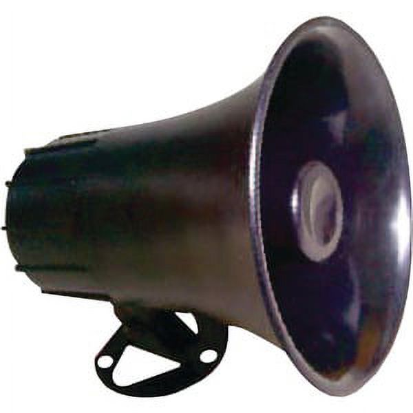 All-Weather Mono Trumpet Horn Speaker - 5? Portable PA Speaker with 8 Ohms Impedance & 25 Watts Peak Power - 180 Degree Swiveling Adjustable Bracket for Easy Maneuverability - Pyle PSP8 - image 2 of 2
