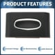 thumbnail image 5 of Soporte para Pañuelos de Coche Unique Bargains con Alfombrilla Antideslizante Organizador de Caja de Pañuelos de Coche con Placa de Número y Anillo de Acero PU 9.25"x5.12"x1.77" Negro Marrón 1 Pc, 5 of 6
