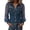 Dark Blue, variant on Tops for Women, Women's Long Sleeve Sheer Mesh Shirt, Button Down See Through Blouse with Chest Pockets Black XXL