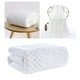 thumbnail image 5 of EeaseMX Toalla de baño de algodón puro, muy absorbente, gruesa, para uso doméstico y hotelero (blanca), 5 of 7