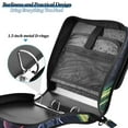 thumbnail image 5 of ALAZA Zipper Binder Game Controller 1.5 inch 3 Ring 500 Sheet Capacity File Folder School Organizer, 5 of 8