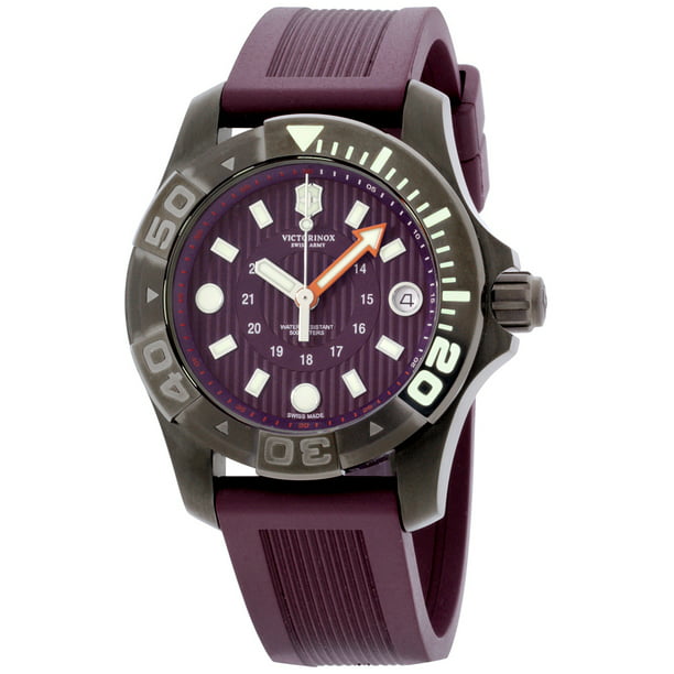 Victorinox - Victorinox Dive Master 500 Midsize - Purple Dial and ...