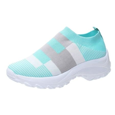 

Vedolay Women S Fashion SneakersBreathable Color Mesh Runing Sports Outdoor Shoes Mixed Shoes Women Women s Womens Sneaker Size 8(Blue 9)
