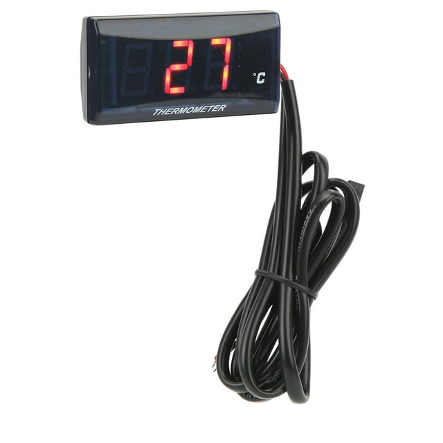 Motorcycle Water Temp Meter,Universal Motorcycle DC12V LCD Motorcycle Water Temperature Gauge Digital Water Temp Gauge Professionally Tested