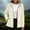 Khaki, variant on Kctiaxy Rain Jacket Women Waterproof Windbreaker Travel Hooded Rain Coats for Women Solid Color Loose Raincoat with Pockets Packable