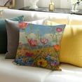 thumbnail image 3 of SHANXI Flower Nature Cottage Scenery Artistic Sofa 18x18in, 3 of 5