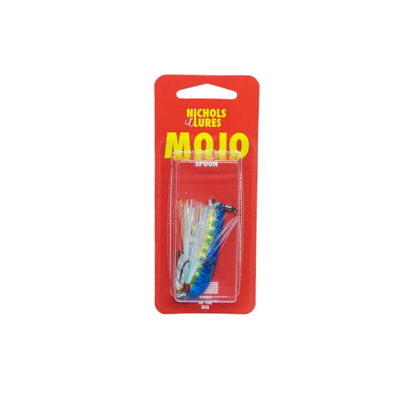 Nichols Mojo Flutter Spoon 1/2oz 2.5'' Bombshell Shad