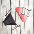 thumbnail image 3 of ALLLIST Women's Swimsuits Red Sexy Solid Bikini Back-Smoothing Bikini Tops Womens Swimwear, 3 of 5