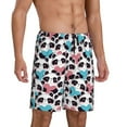 thumbnail image 2 of Sikiie Heart Panda Mens Pajama Shorts, Lightweight Lounge Pant with Pockets Soft Sleep Pj Shorts for Men4X-Large, 2 of 6